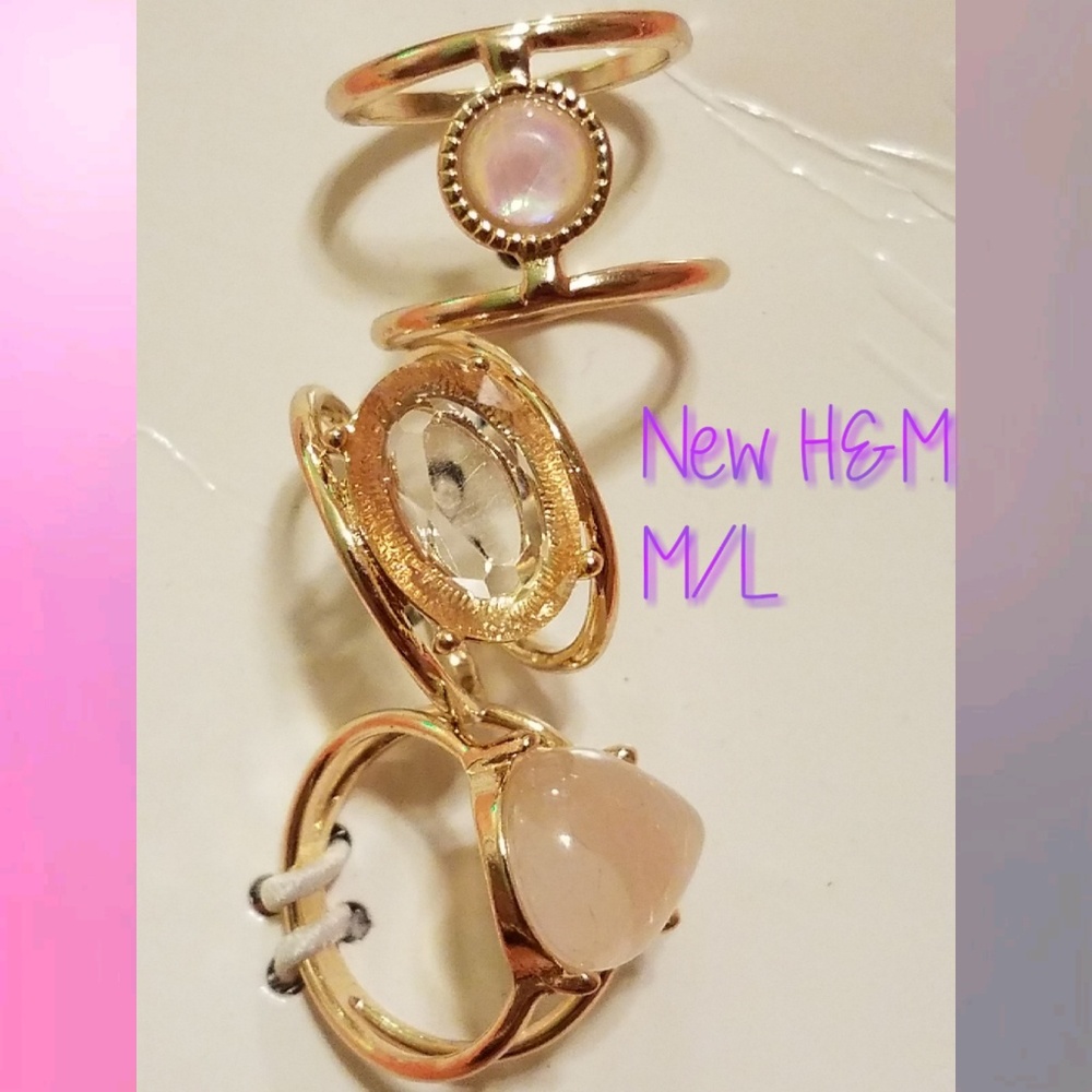 Fashionable Stone Ring Set